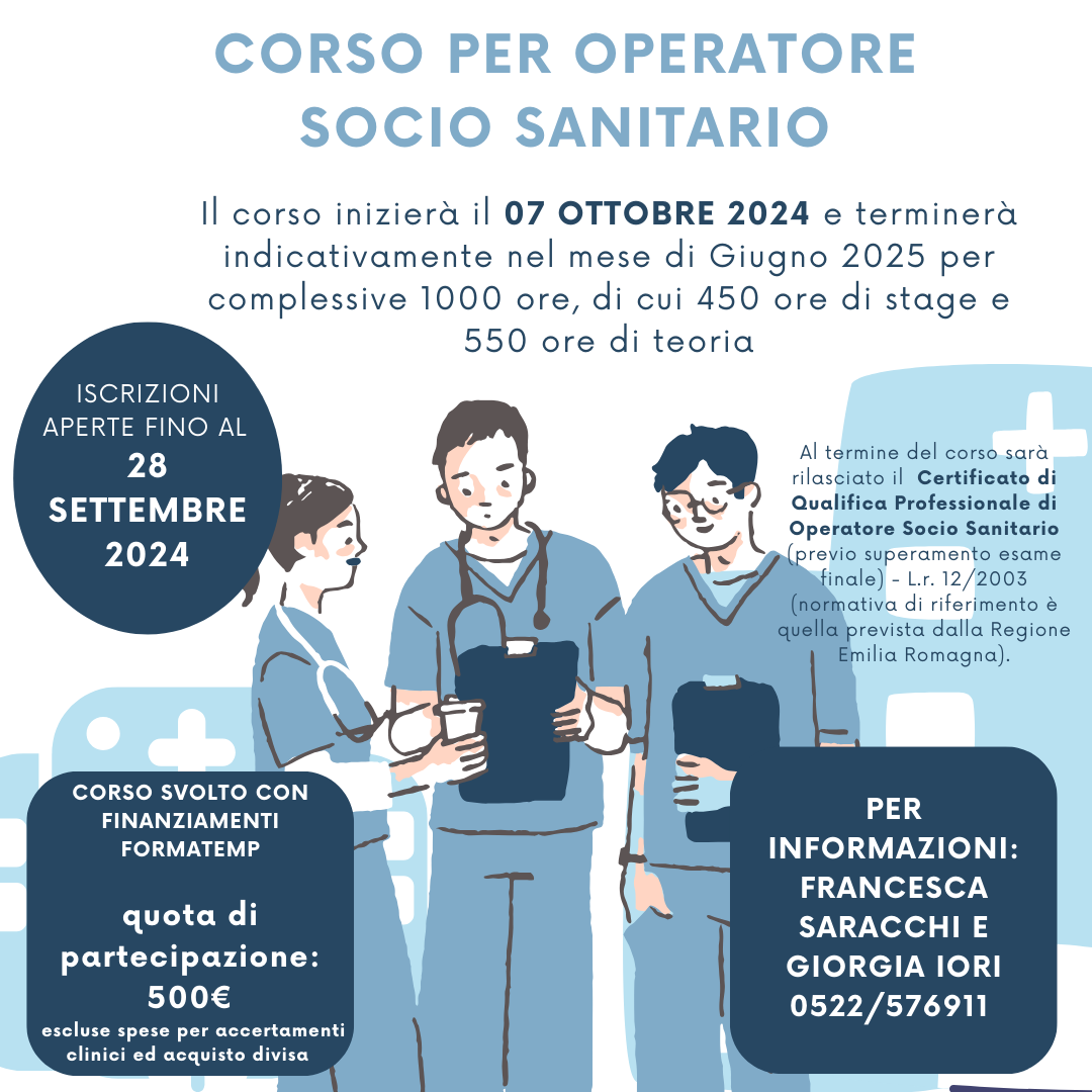 Informazioni, corso di operatore socio sanitario